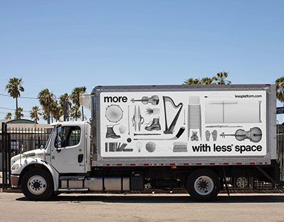 Delivery truck branding wrap design mockup – graphic design by Naveen Freelancer, Bengaluru